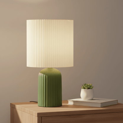 Calthea Lamp – Ambient Lighting | Modern Bedside or Shelf Accent