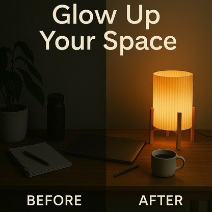 Aura Lamp – Bedside, Minimalist | Cozy Desk Light
